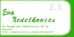 eva nedelkovics business card